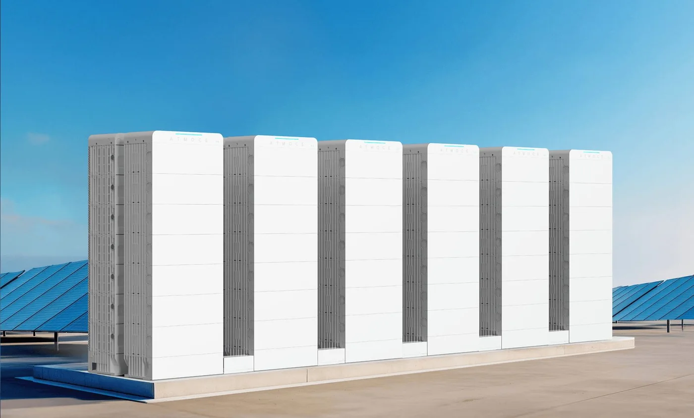 Modulaire opstelling van meerdere ATMOCE M-ELV BattBank-systemen